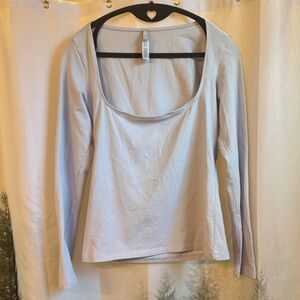 Skims Scoop Neck Women's Top Size L